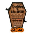 thumbnail image 2 of Harpily Desktop Decor Countdown Halloween Coffin Calendar Decoration Halloween House Shaped Countdown Calendar Cutting Three Decoration Bat DIY Halloween Countdown Calendar, 2 of 4