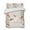 Beige, variant on Quilts King Size Bedding Set, Cute Bunnies Lightweight Quilted Comforter, Farmhouse Rustic Floral Botanical Burlap Soft Reversible Bedspread Coverlet with Pillow Covers for All Season, 96" x 106"