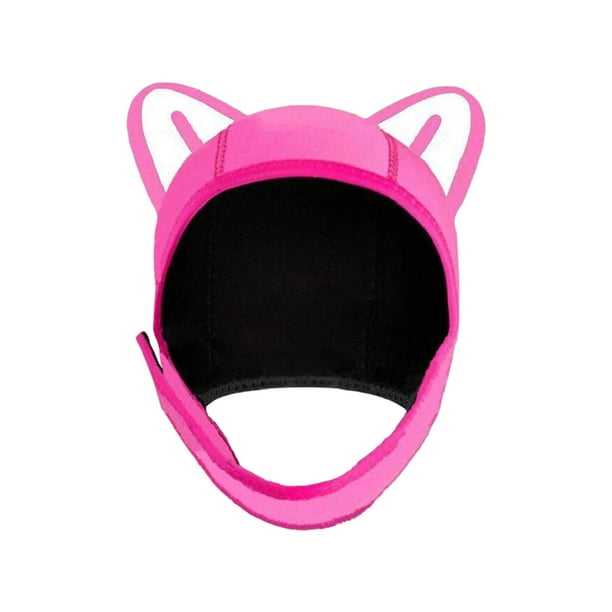 Capucha de buceo Feline Design: elegante casco de neopreno para aventuras acuáticas S