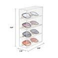 thumbnail image 2 of KYAIGUO Sunglasses Organizer Transparent Three-Dimensional Glasses Case Display Organizer 4 Levels Wall Mounted Collection Display Organizer, 2 of 5