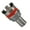 Red_Rhodium, variant on Female Panel Mount Connector Easy Installation Female Plug