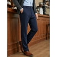 thumbnail image 7 of Men's Stretch Dress Pants - 4-Way Elastic Straight Fit for Fall/Spring (280GSM), 7 of 7