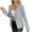 Gray, variant on Womens Blazer Dressy Casual Long Sleeve Open Front Suit Jackets Business Office Work Blazer Coats (White,M)
