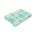 thumbnail image 3 of Green Stripe Art Throw Blanket, Anti-Pilling Ultra-Soft Micro Fleece Cover Blanket for Bed Sofa, for All Seasons, 40"x30", 3 of 9