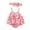A-Pink29, variant on OSOLU Baby Girl Bodysuit Clothes Floral Mesh Layered Spaghetti Strap Summer Rompers With Headbands 2 Piece Set For Newborn Infant 1-18M Lovely Onesie