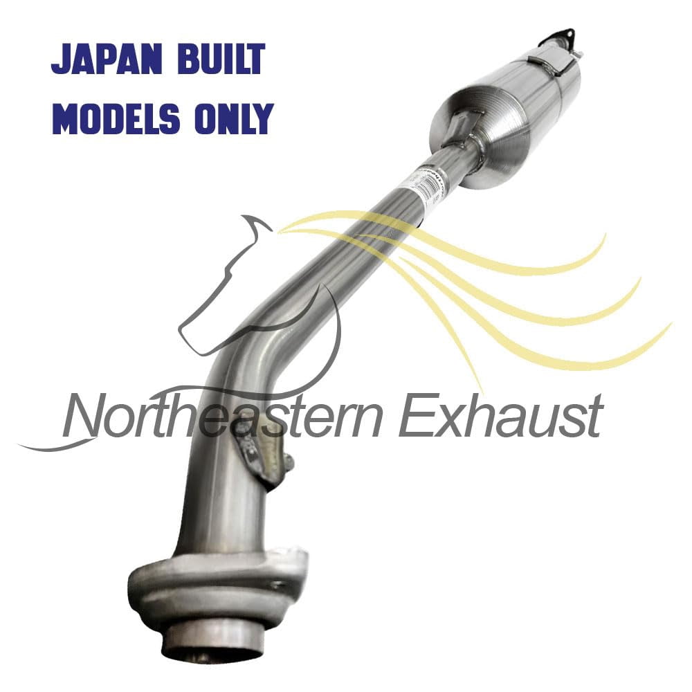 Northeastern Exhaust Resonator Muffler Exhaust Kit Fits 2005-2006 Honda CR-V 2.4L - Direct Fit | Stainless Steel