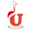 thumbnail image 1 of YUEHAO Christmas Ornaments Clearance Hangs Personalized Christmas 26 Letter Ornaments Personalized Christmas Letter Decorations Christmas Tree Pendan U, 1 of 5