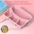 thumbnail image 2 of ORUYROP Boîte à Lunch Bento pour Adultes (Lot de 4), Conteneur de Préparation de Repas à 5 Compartiments pour Enfants, Conteneurs de Stockage Alimentaire Réutilisables avec Couvercles Transparents, Sans BPA, Micro-Ondable (Blé Vert/bleu/rose/b), 2 of 7