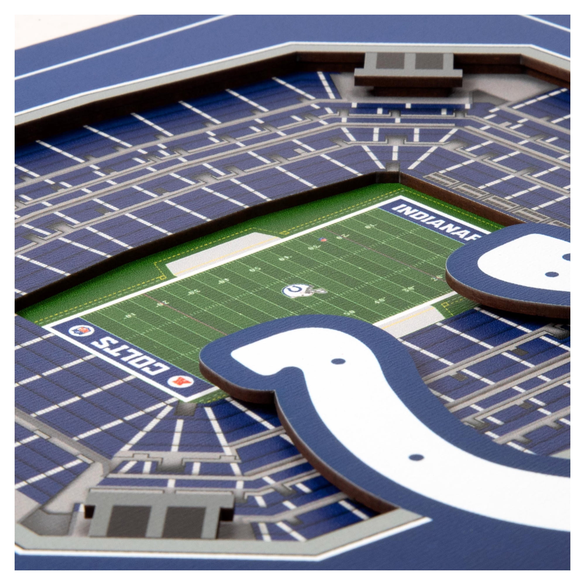 IDNA Indianapolis Colts 12" x 12" Stadium Series 3D Wall Art