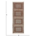 thumbnail image 3 of Casavani Yoga Outdoor Garden Kilim Area Rugs,Brown 4x4 feet, 3 of 6