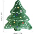 thumbnail image 2 of Decorative pillow in the shape of a Christmas tree, Christmas decorative throw pillow Xmas, 2 of 5