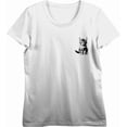 thumbnail image 4 of Black Cat Adult Vivid White Crew Neck Short Sleeve Tee-Small, 4 of 6