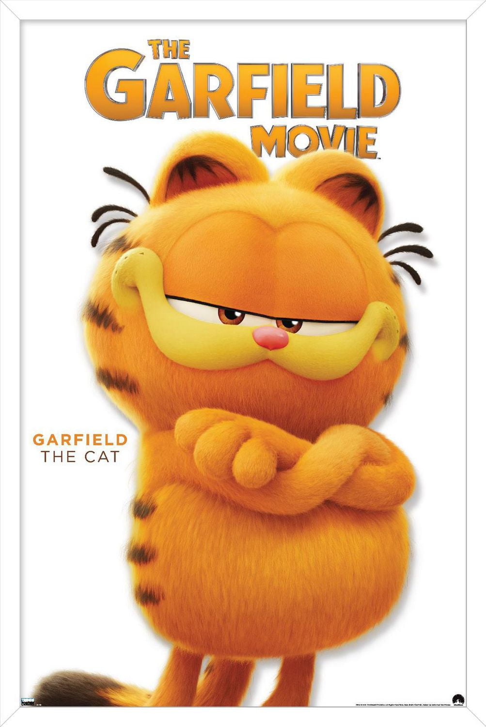 The Garfield Movie - Garfield Feature Series 24 Wall Poster with Magnetic Frame, 22.375" x 34"
