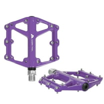Ozark Trail Aluminum Mountain Bike Pedals, Compact and Durable, Purple
