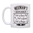 thumbnail image 2 of ThisWear Gifts for MeeMaw MeeMaw's Kitchen Full Of Love Food Hugs Ceramic 11oz Coffee Mug MeeMaw, 2 of 4