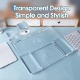 thumbnail image 4 of Reposamuñecas para Teclado para 2023 Magic Trackpad 2/3 Teclado Soporte Acrílico Estación Soporte de Almohadilla de Cristal Transparente, 4 of 7