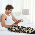 thumbnail image 7 of Fotbe Flower Fox Men's Pajama Pants,Sleepwear Pants,Pj Bottoms Drawstring And Pockets-X-Large, 7 of 7