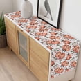 thumbnail image 4 of Orange Pumpkin Table Runner - 48 Inch Long, Kitchen Dining Table Runner Dresser Scarves, Thanksgiving Autumn Fall Leaf Flower Farmhouse Decor for Coffee Tables Wedding Party Banquet, 4 of 8