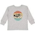 thumbnail image 3 of Inktastic Cycling Vintage Bicycle for Cyclist Boys or Girls Long Sleeve Toddler T-Shirt, 3 of 5