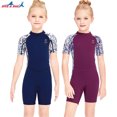 thumbnail image 2 of Naiovety DIVE SAIL Pantalones cortos de manga corta Traje de neopreno Deportes transpirables Pieles de buceo Niñas Surf Cool Body Feeling Niños Snorkel Deportes acuáticos azul marino S Naiovety OD003676-06, 2 of 6