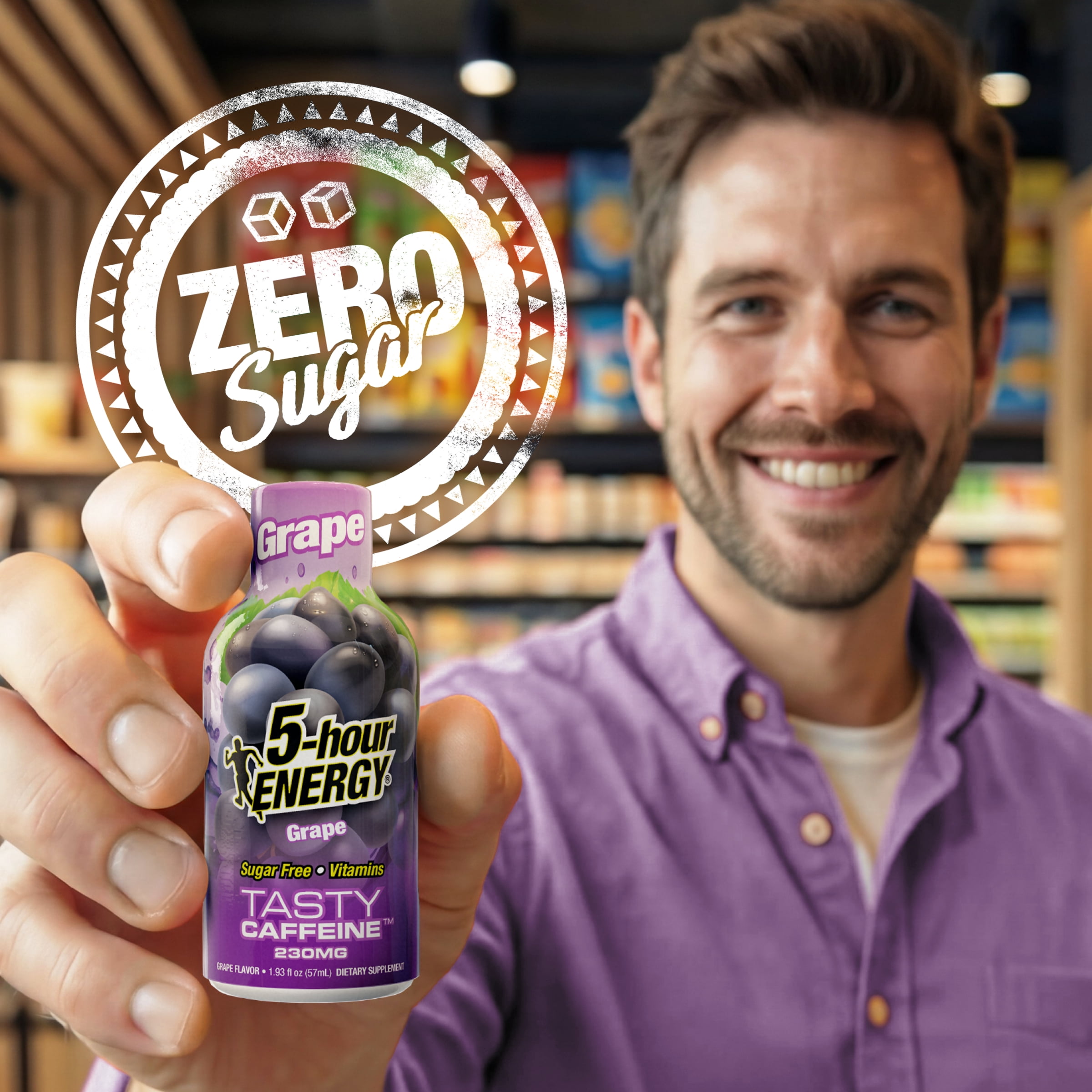 (3 pack) 5-hour ENERGY Shot, Extra Strength, Grape