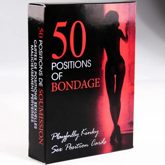 50 posiciones para adultos, tarjetas de posición sexual, juegos divertidos para el día de la pareja, regalo travieso, juego en inglés para parejas