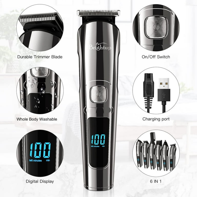 Men's 18 in 1 Grooming Kit, Beard & Hair Trimmer, Nose Ear