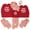 2-Burgundy, variant on PatPat Christmas Pajamas Family Matching 2 Piece Holiday Pjs Sets with Socks Long Sleeve Women Couple Pjs with Cute Gingerbread Man Cookies Pattern, Royal Blue, M