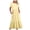 Yellow, variant on Sentmoon Sun Dresses Women Short Sleeve Solid Color Breathable Midi Wedding Guest Dresses Summer 2026 Workout Regular Fit Crew Neck Plus Size Formal Dresses for Women Yellow L