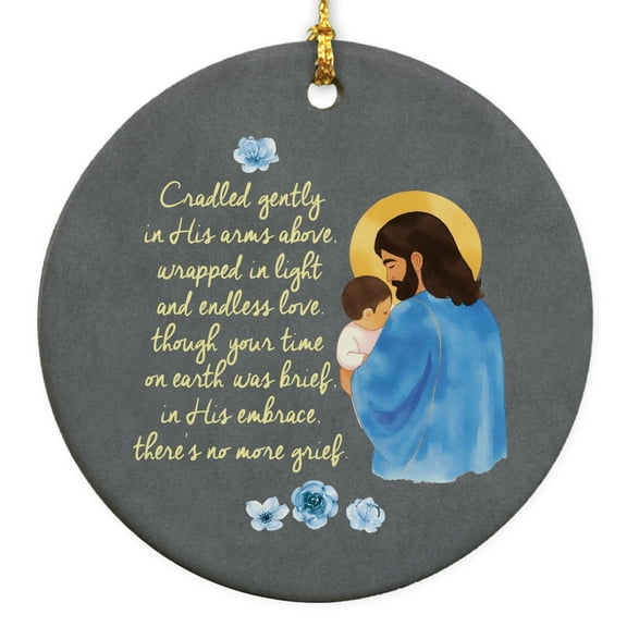 Infant Memorial Round Disc Ornament