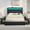 Black, variant on Greenstell Twin Bed Frame with 4 Drawers, Upholstered Platform Bed with LED Adjustable Storage headboard & Charging Station, Dark Gray