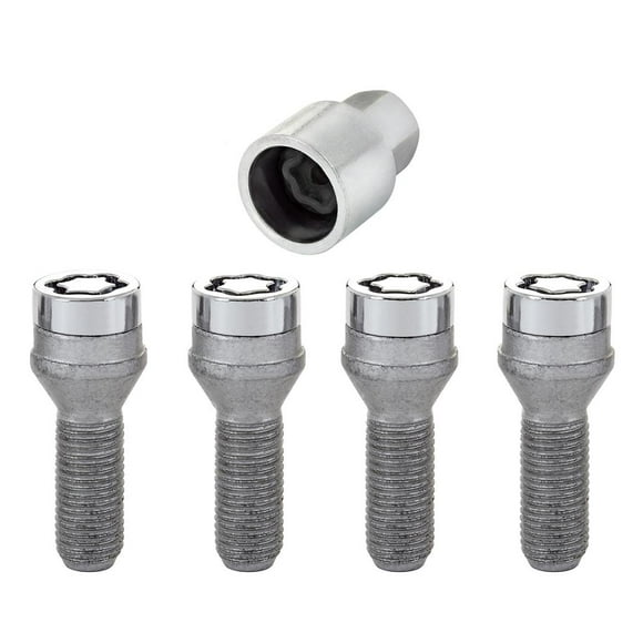 McGard Wheel Access Wheel Lock 27181 Bolt Style; Lug Bolt Lock; 14 Millimeter x 1.5 Thread Size; 60 Degree Conical; Acorn Lug Use With Steel/Aluminum Wheels; 1.14 Inch Threaded Length