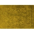 thumbnail image 1 of Ahgly Company Indoor Rectangle Oriental Yellow Industrial Area Rugs, 3' x 5', 1 of 4