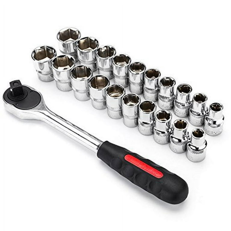 MAXPOWER 21-Piece 1/2-inch Drive Socket Wrench Set MAXPOWER 21-Piece 1/2-inch Drive Socket Wrench Set