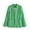 Army Green, variant on Women's Shawl Collar Long Sleeve Jackets Business Cropped Blazer