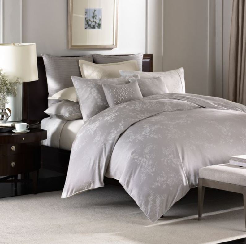 Barbara Barry Florette Dove King Duvet Cover Com - Barbara Berry Bedding Barbara Barry Florette Dove King Duvet Cover Com - Barbara Berry Bedding