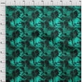 thumbnail image 4 of oneOone Georgette Viscose Sea Green Fabric Abstract Dress Material Fabric Print Fabric By The Yard 42 Inch Wide, 4 of 5