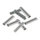 thumbnail image 5 of 10 conectores de rieles para modelos de trenes, conectores de vías de metal para escenarios de bricolaje, fáciles de colocar, suministros de diseño, Escala N, 5 of 10