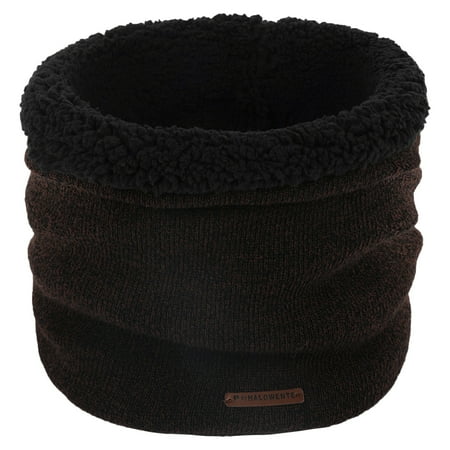 

Pxiakgy Winter Woolen Collar Warm Women Ski Scarf Cold Weather Men Knit Bib Double Bib Coffee + One size