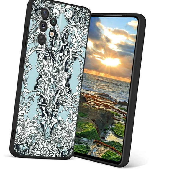 Art-Nouveau-18 Phone Case, Degined for Samsung Galaxy A72 5G Case Men Women, Flexible Silicone Shockproof Case for Samsung Galaxy A72 5G