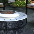 thumbnail image 3 of Topcobe Portable Fire Pit Stove - Smokeless Camping Bonfire for Backyard, Patio & Picnics - Magnesium Oxide Black Heater, 3 of 7