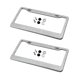 thumbnail image 1 of Paquete De 2 licencias Con Tornillos Impermeables licencia De Identificación Delantera Para Automóvil, 1 of 8