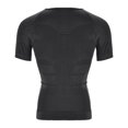 thumbnail image 5 of Men's Tummy Control Shirt â Compression Top in S-3XL, Short Sleeve Belly Shapewear Undershirt, Invisible Body Shaper for Men, 5 of 8
