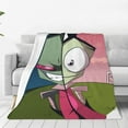 thumbnail image 2 of Galaxy Invader Zim Flannel Blanket Ultra-Soft Micro Fleece Throw Blanket For Bed Sofa Couch Car Office Unisex Adult Fuzzy Bed Blanket Cozy Kids Throw Blanket 40"x30", 2 of 8