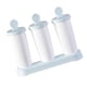 thumbnail image 2 of Billuyoard Molde de silicona para hacer cubitos de hielo, 3 uds., bandeja para cubitos de hielo en forma de panal, molde de silicona Magnum, molde de grado Cocina y Comedor Azul Billuyoard HA004944-02, 2 of 6