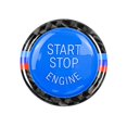 thumbnail image 1 of Tapa de reemplazo de botón de arranque y parada de motor + anillo para BMW 320i&nbsp;(Azul Tricolor) JShteea Accesorios para autos y motos, 1 of 6