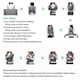 thumbnail image 4 of Pure feline - Titan Tower - Torre para gatos de interior - Juguetes interactivos para gatos de varios niveles - Juguetes de bolas para gatos con torre de fitness - Adecuado para uno o más gatos, 4 of 8
