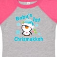 thumbnail image 4 of Inktastic Baby's 1st Chrismukkah with Cute Baby Penguin and Snowflakes Boys or Girls Baby Bodysuit, 4 of 5