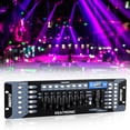 thumbnail image 1 of KEATRONIC Controlador Dmx 192 Canales Luces Dj Consola 512,Con Línea de señal metálica, 1 of 9