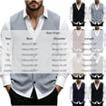 thumbnail image 3 of successthop Wool Sweaters for Men Cardigan Sleeveless V Neck Tops Button Up Knitwear Light Solid Fall Casual Clothes XL, 3 of 8